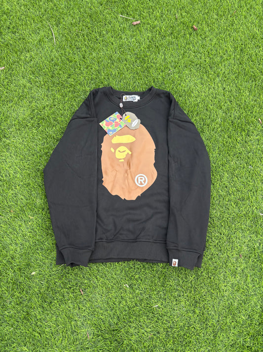 Black & Beige Bape Crewneck
