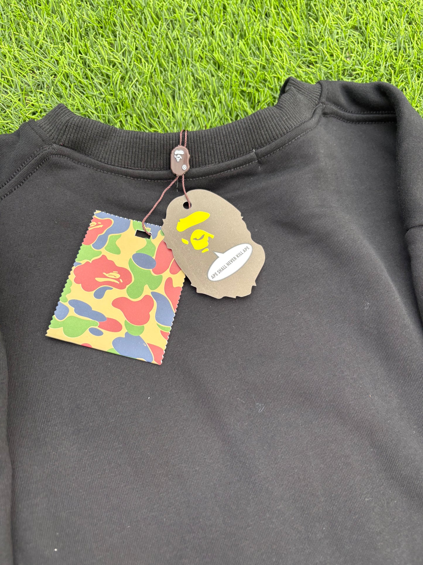 Black & Green BAPE Crewneck