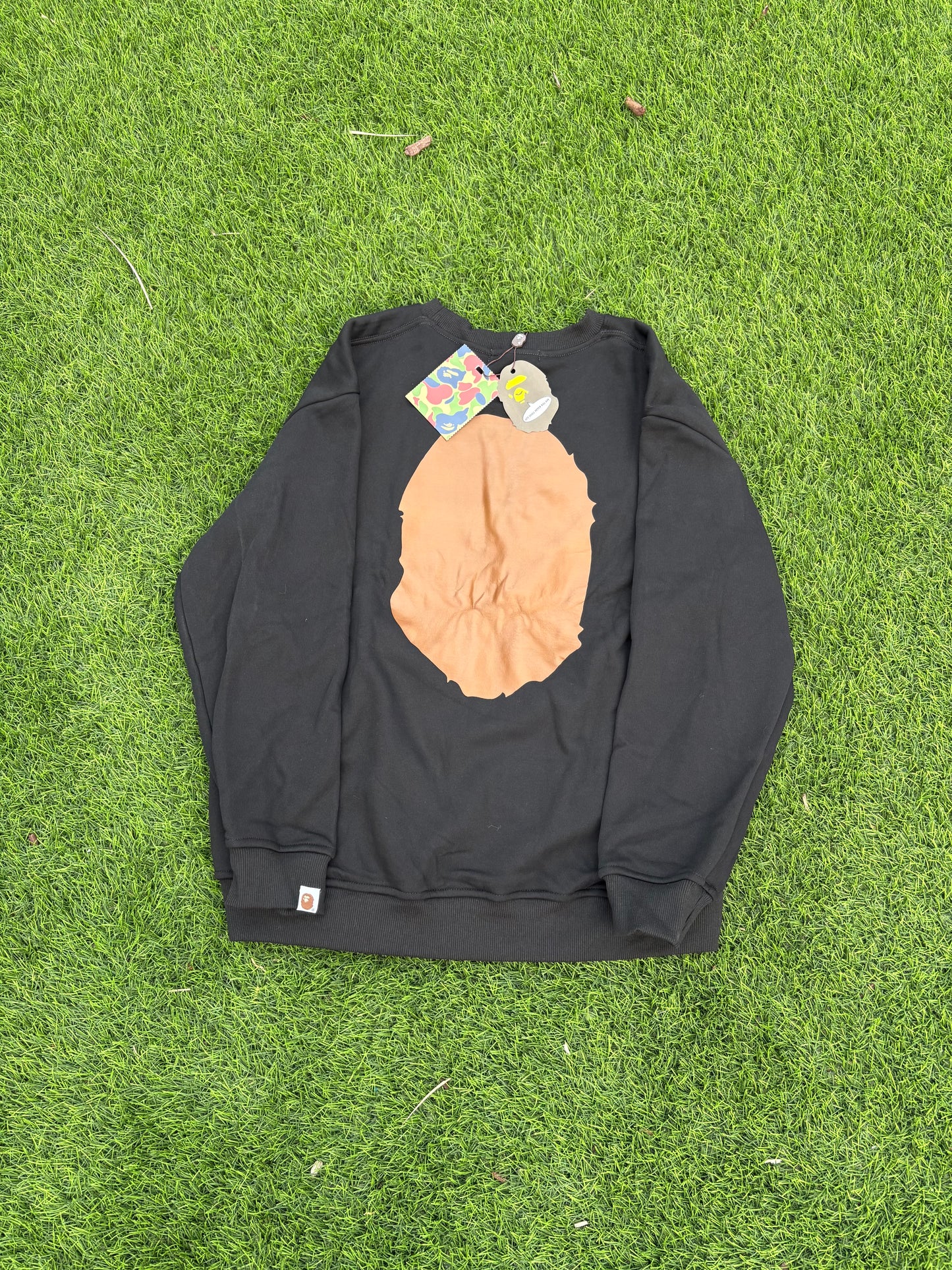 Black & Beige Bape Crewneck