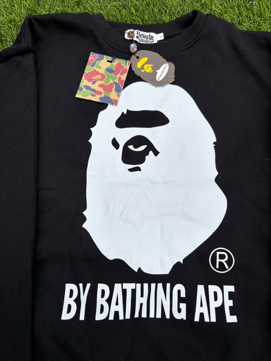 Black & White Bape Crewneck